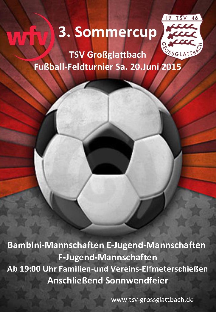 Deckblatt Flyer Jugendfussballturnier
